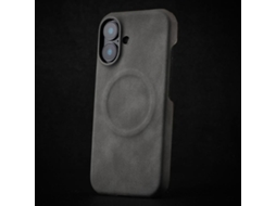 Capa Para Iphone 17 - Pele De Carneiro Com Fecho Magnético Magsafe