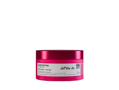 Máscara BTX LET ME BE Supreme Reconstrói e Hidrata, Repara as fibras Danificadas, Elimina o Frisado | 250g