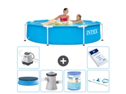 Piscina com Estrutura Redonda 244x51 Cm 7 peças S41432 INTEX