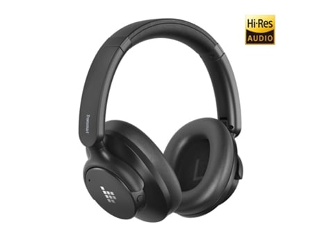 Fones de Ouvido Tronsmart SOUNDFII Q20S Bluetooth 5.3 Cancelamento Ativo de Ruído Híbrido 60h de Reprodução Áudio Hi-Res Almofadas Giratórias 90°