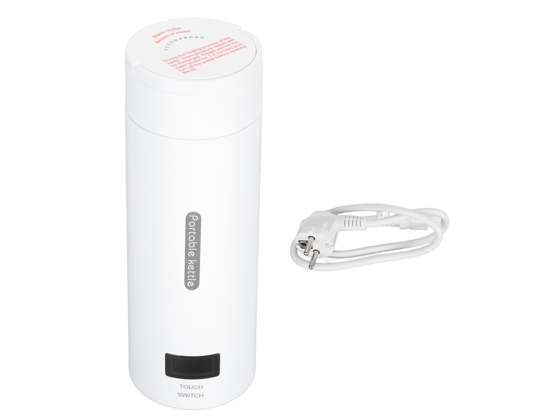 Chaleira Elétrica Portátil Aço Inox 500ml | S/MARCA
