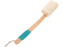 Escova De Banho Manual Madeira Gatuida Com Cabo Bucha Vegetal, Esponja Esfoliante Para Limpeza Corporal Com Cabo Longo