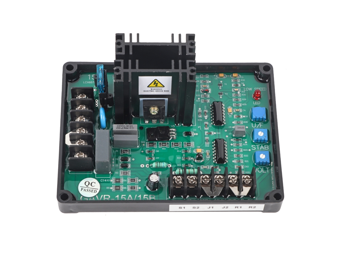 Regulador Automático de Voltaje GAVR 15A para Genset 170-265V