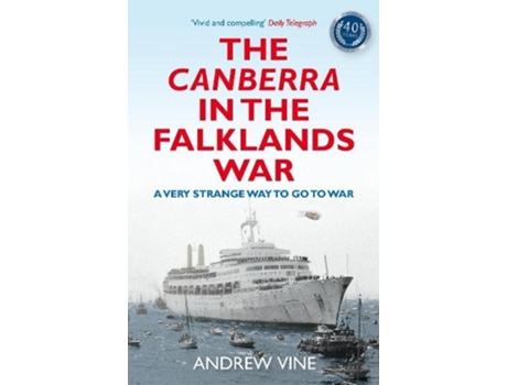 Livro the canberra in the falklands de andrew vine (inglês)
