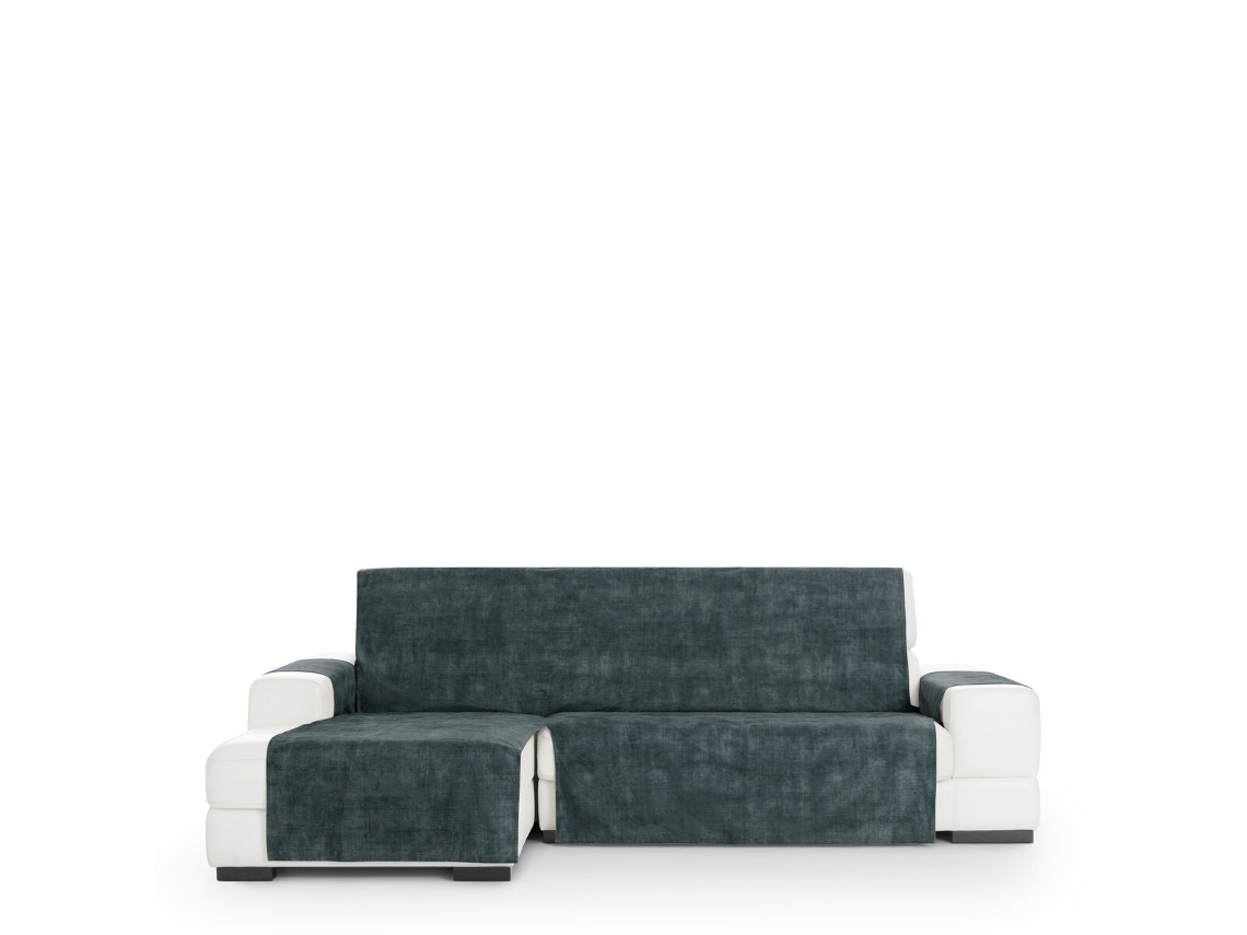 Capa para chaise longue de braço curto esquerdo EYSA TURIN Cinzento Escuro 100 x 110 x 350 cm