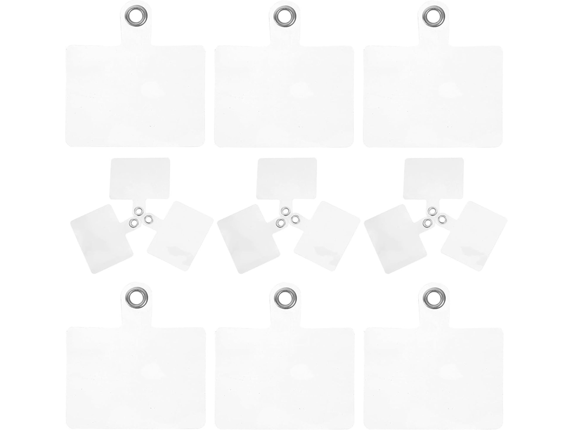 20 Peças De Tiras Transparentes De Pvc Para Acessórios De Celular Com Fivela