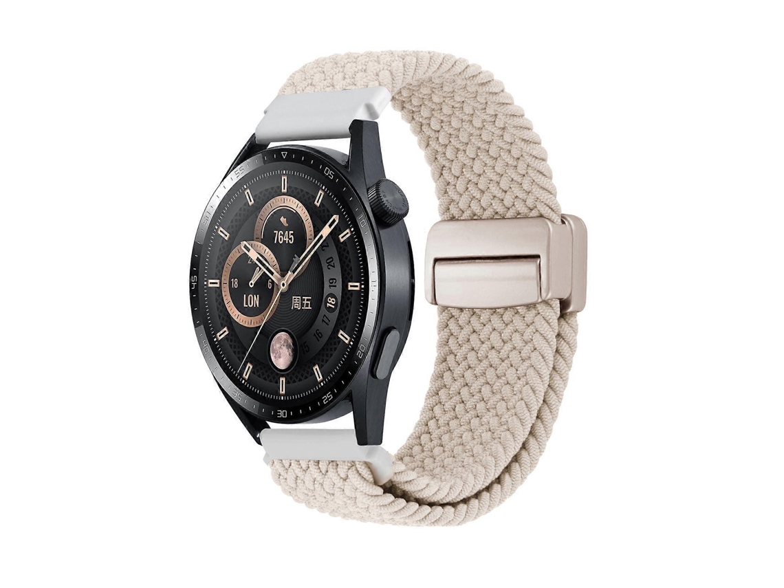 Pulseira De Relógio De Nylon Trançado Com Fecho Magnético