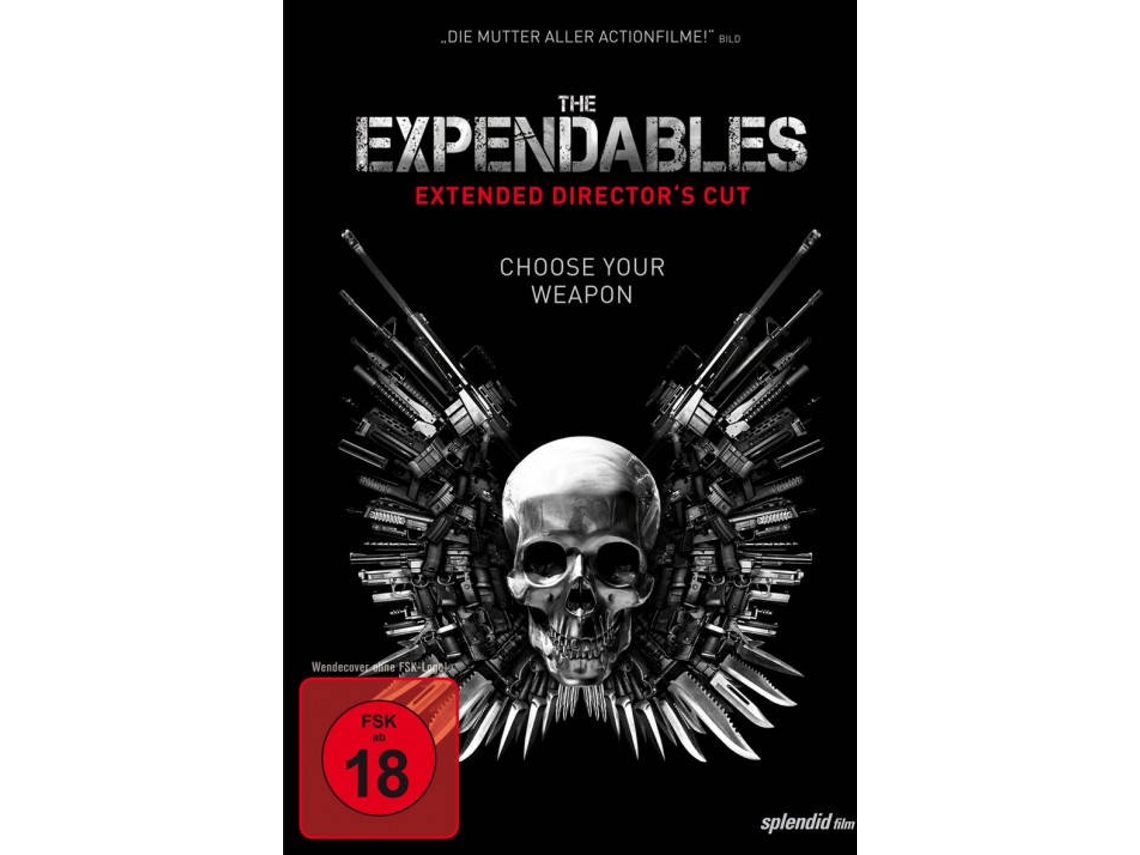 DVD The Expendables - Extended Director´s Cut Alemão, Inglês