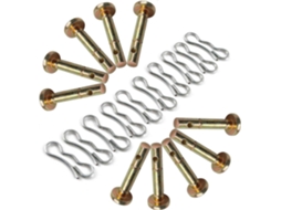 Pacote Com 10 Parafusos De Cisalhamento Cub Cadet E Reposição Para Sopradores Neve Mtd 738, 04124 E 714, 04040