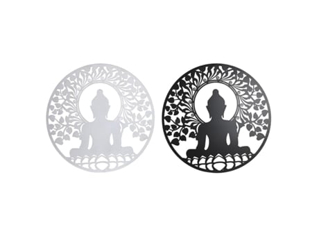 Decoração de Parede Dkd Home Decor Metal Buda Ori.