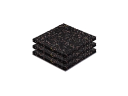 Suporte de Telha de Borracha 150X150X10Mm Por 60 Peças STOCKZ
