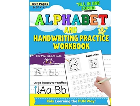Livro Alphabet and Handwriting Practice Workbook For Preschool Kids Ages 3-6 de Romney Nelson (Inglês)