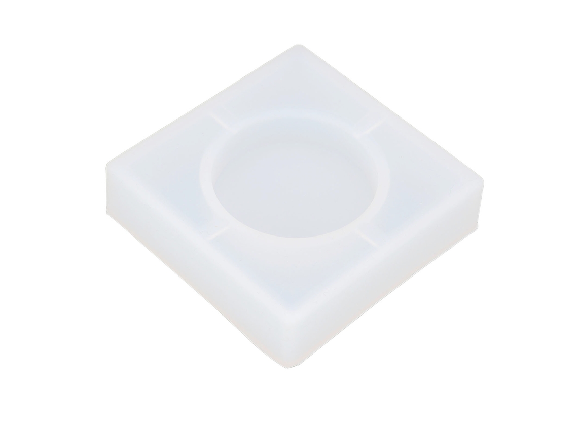 Molde De Silicona Para Cenicero Tetragonal Reutilizable Fácil De Desmoldar Para Almacenamiento De Joyería Y Manualidades Diy