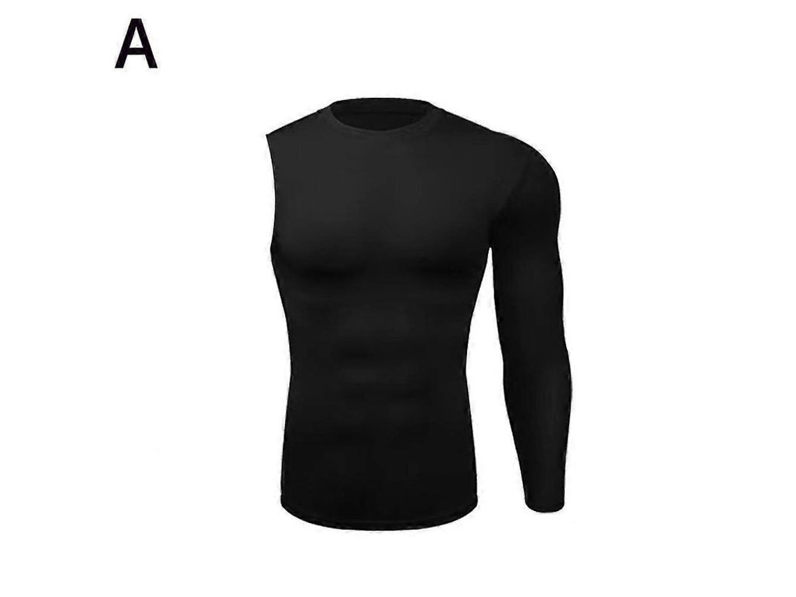 Camiseta Com Manga Única De Compressão Para Esportes E Treinos - Sizes S A Xxxl - Poliéster