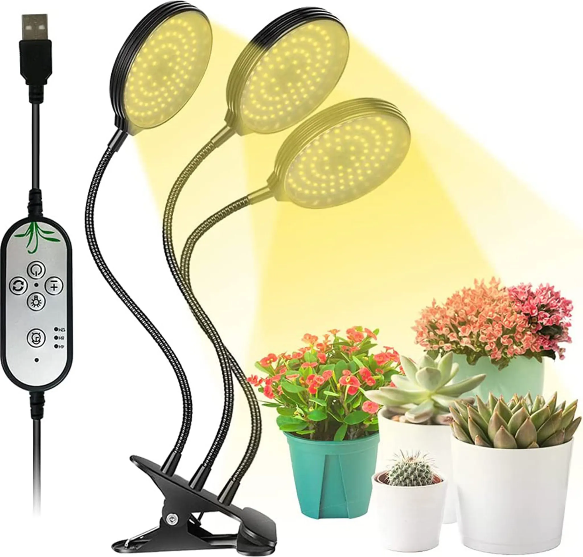 Disco Led de Branco Quente Cabeça Tripla STELASPLEN