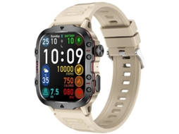 Smartwatch Masculino 1.96 Polegadas Face/recebe Chamadas Monitoramento de Saúde Monitoramento de Exercício Para Android Cáqui Bestvite