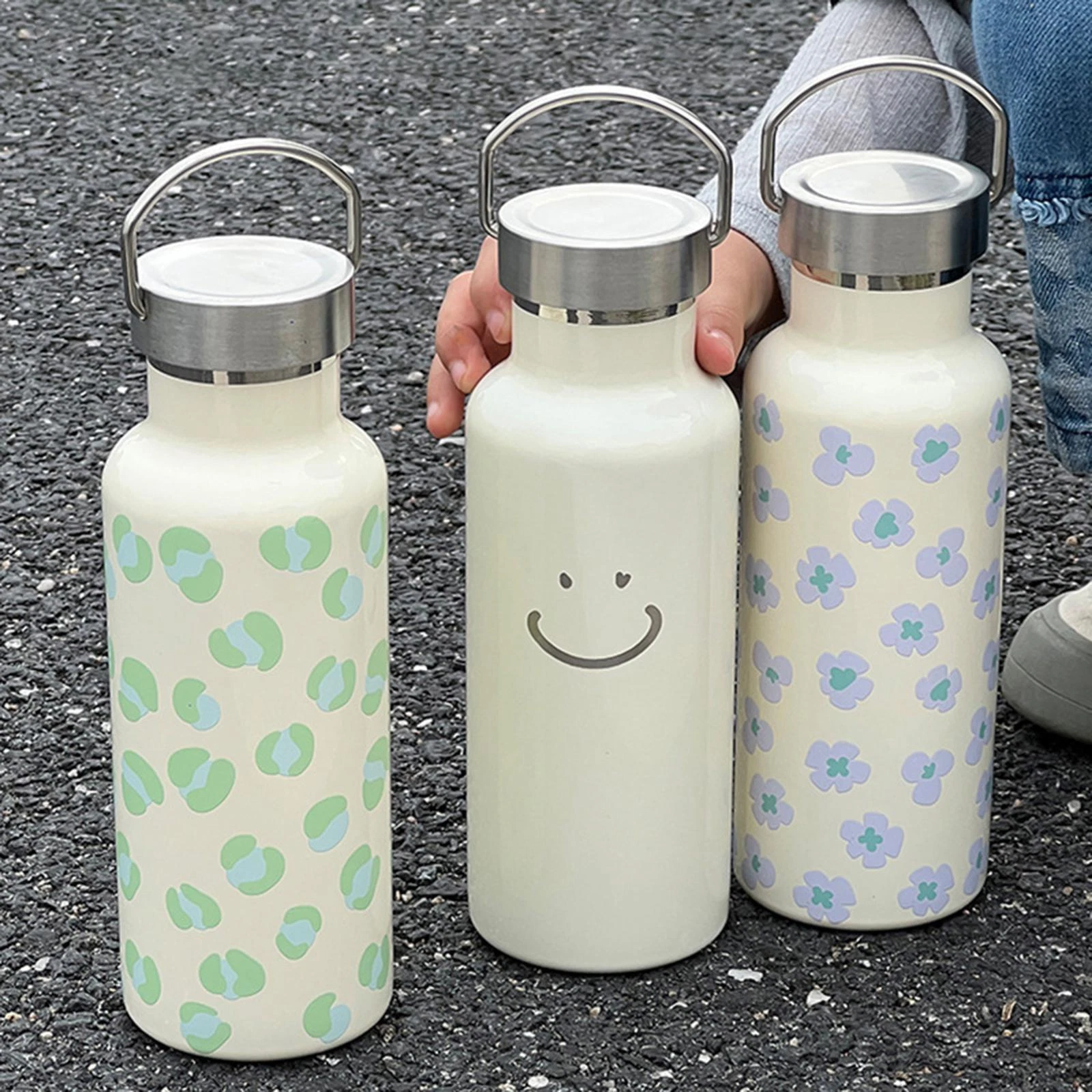 Pacote Com 3 Garrafas De Água De 0,5 L E 17,08 Onças Fluidas, Garrafa Térmica Durável E Reutilizável Para Bebidas, Garrafa Espacial SUNNY SPACES