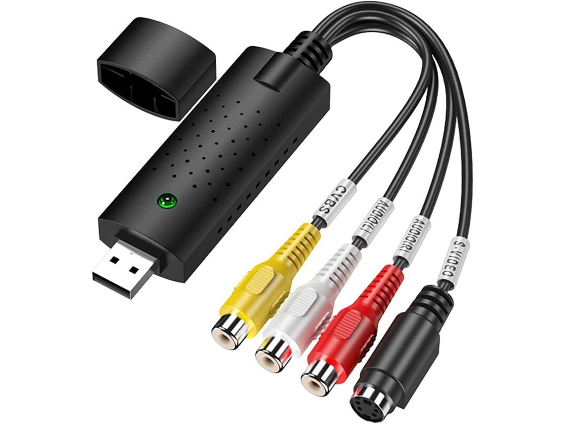Adaptador De Placa De Captura De Áudio E Vídeo Digital Usb 2.0 Para Ntsc/pal/secam, Compatível Com Windows 10. Aquaforge
