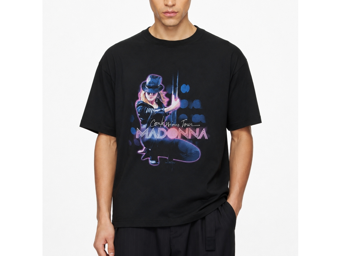 Madonna Pole European Tour T-shirt Unisex Adults Size:m