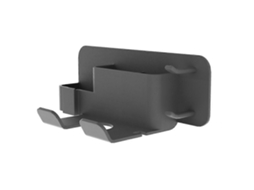 Suporte de Silicone para Secador Cabelo, Cabelo Banhe Iro, Preto GOKOCO