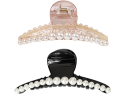 Presilhas de cabelo para mulheres e meninas, conjunto com 2 unidades, estilo simples.