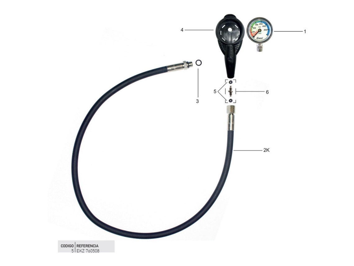 Medidor de Êmbolo Oring Pretocressi