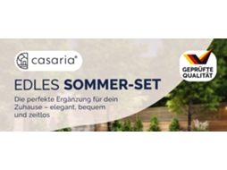 Conjunto de 4 Peças de Mobiliário de Jardim em Polirratã Cinza/antracite B2X