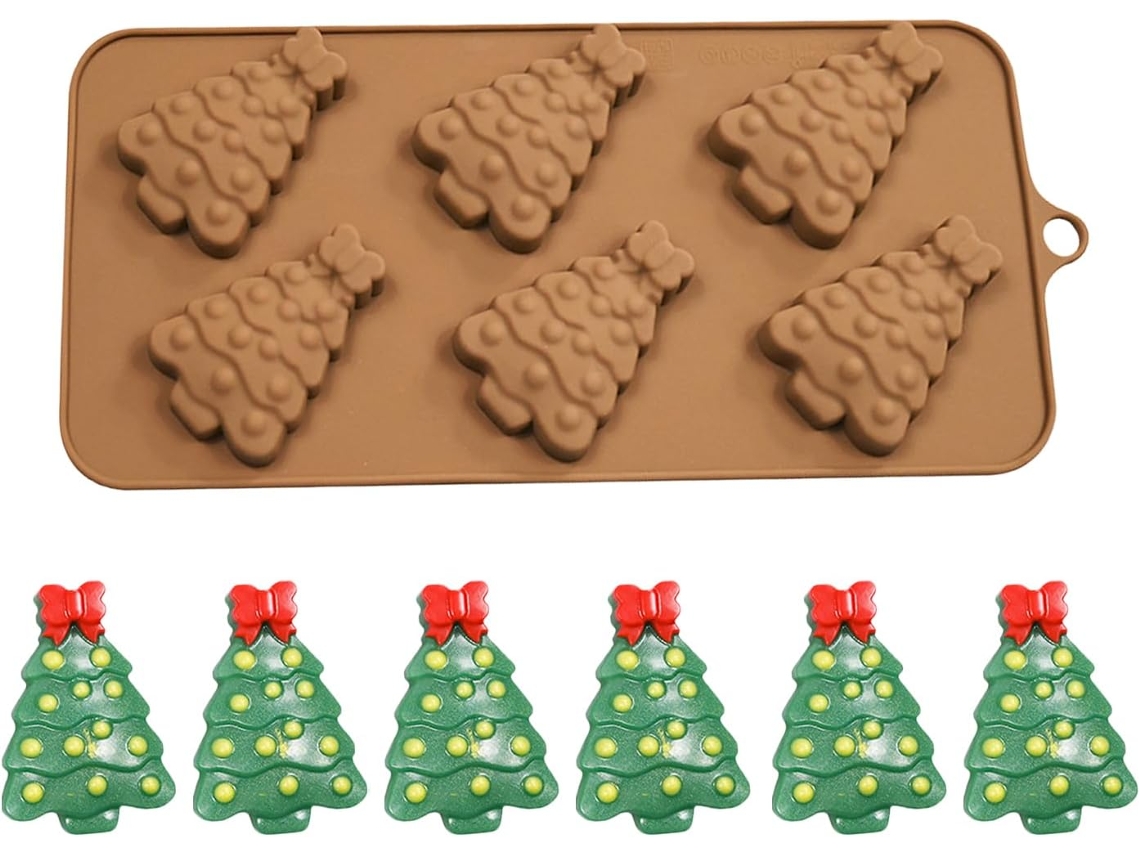 Formas Barras De Chocolate, Formato Com 6 Cavidades, Fáceis E Festivas
