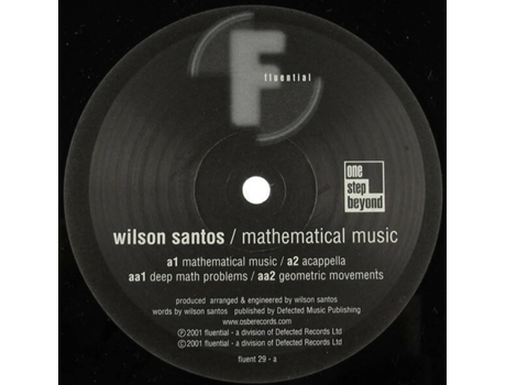 Vinil Mathematical Music Fluential