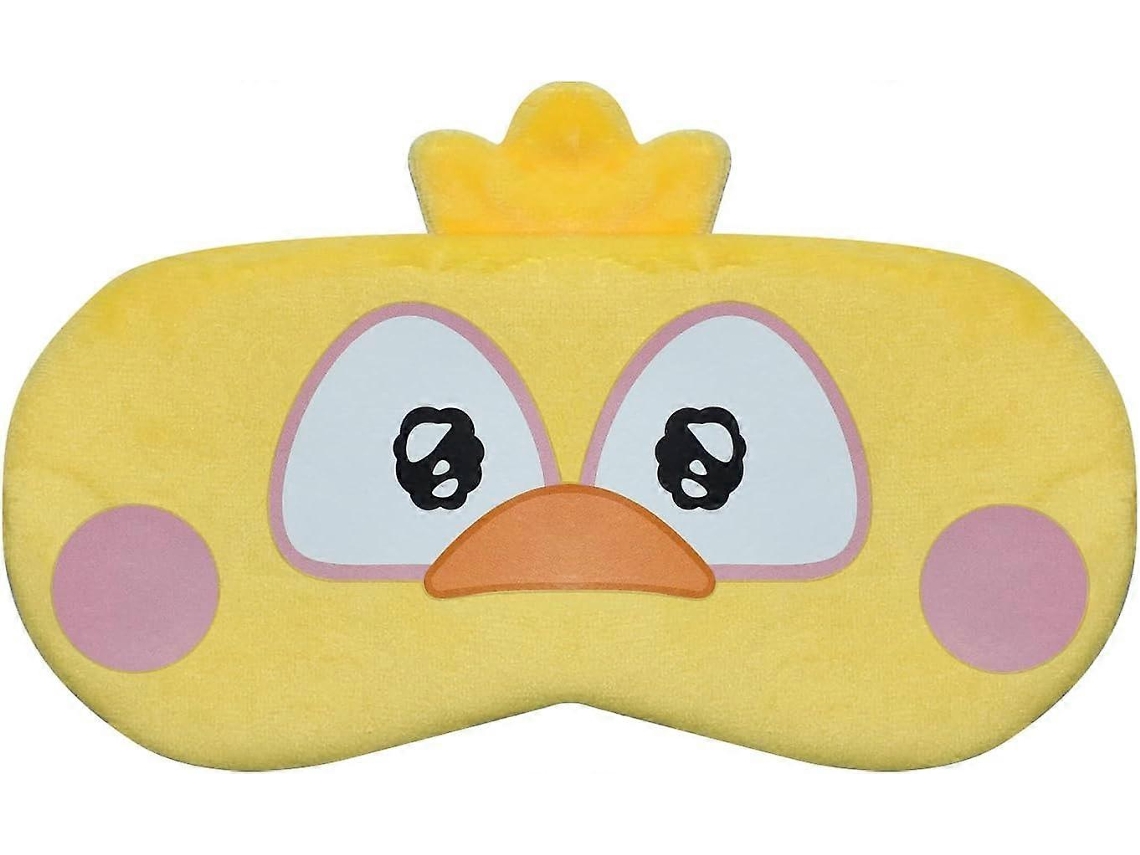 Máscara de Dormir de Pelúcia Macia com Estampa de Desenho Animado AQUAFORGE