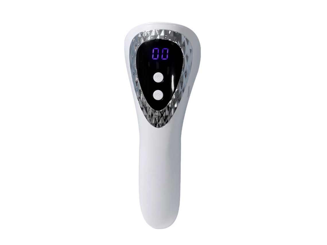 1 Lâmpada Uv Led Branca Para Unhas Em Gel, Portátil, Para Esmaltação Em Gel