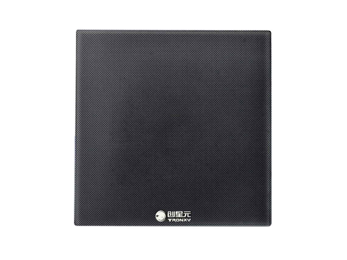 Placa De Impressão De Vidro Cristal Carbono Silício 220x220mm Para Cama Quente De Impressora 3d