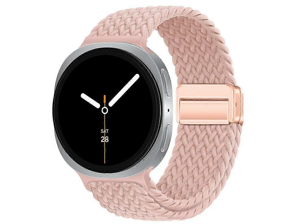 Pulseira De Nylon Trançado Com Fecho Magnético Em Formato De Laço Para Samsung Galaxy Watch8 / Watch8 Classic