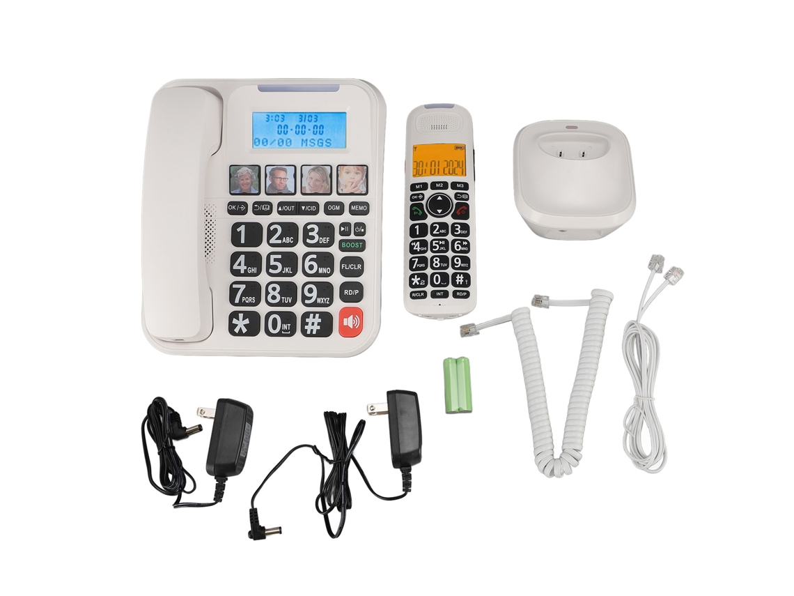 Telefone Com Tela 2 Polegadas E Máquina De Resposta Automática