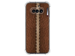 Capa Tumundosmartphone De Silicone À Prova De Choque Para Nothing Phone 4a 5g Design Em Couro 01 Desenhos