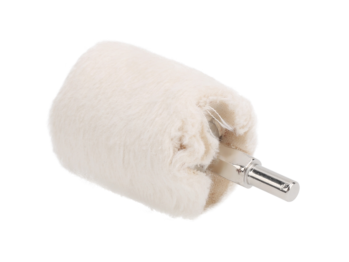 Rueda De Polimento De Tela Branca Cilíndrica Para Furadeira Eléctrica Com Cabo 40mm Ferramentas De Lixamento