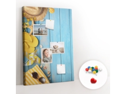 Painel De Cortiça Para Parede Abstração De Folhas Para A Sala De Estar Espelharte (70x100 Cm)