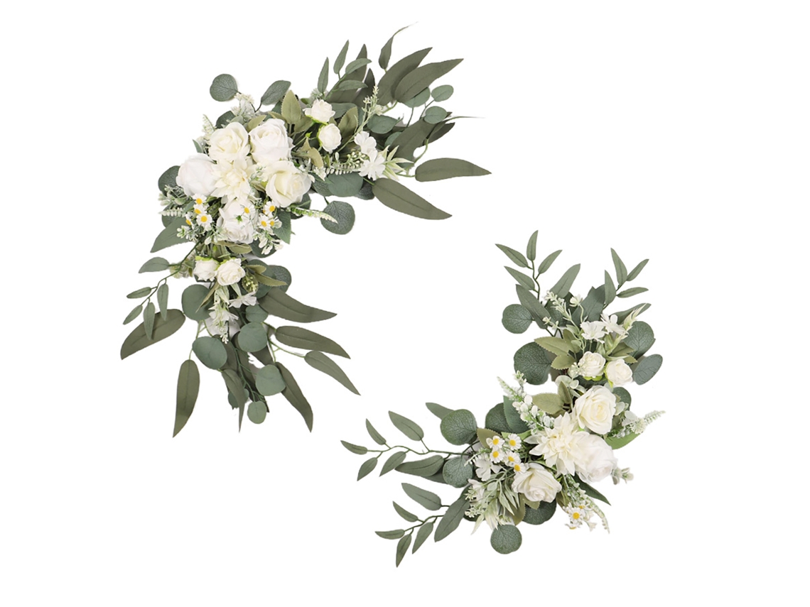 Laxiscreed Painel De Boas-vindas Com Flores Dahlia Mista Para Casamentos E Decoração De Entrada