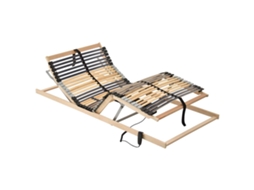 Vidaxl Estrado De Ripas Elétrico Com 42 Ripas 7 Zonas 70x200 Cm