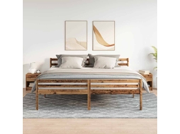 Vidaxl Mesas De Cabeceira 2 Pcs Com Gaveta 39x28x41 Cm Madeira Velha