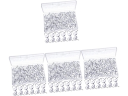 Tachinhas Transparentes Em Formato De Coração , 400 Unidades, Para