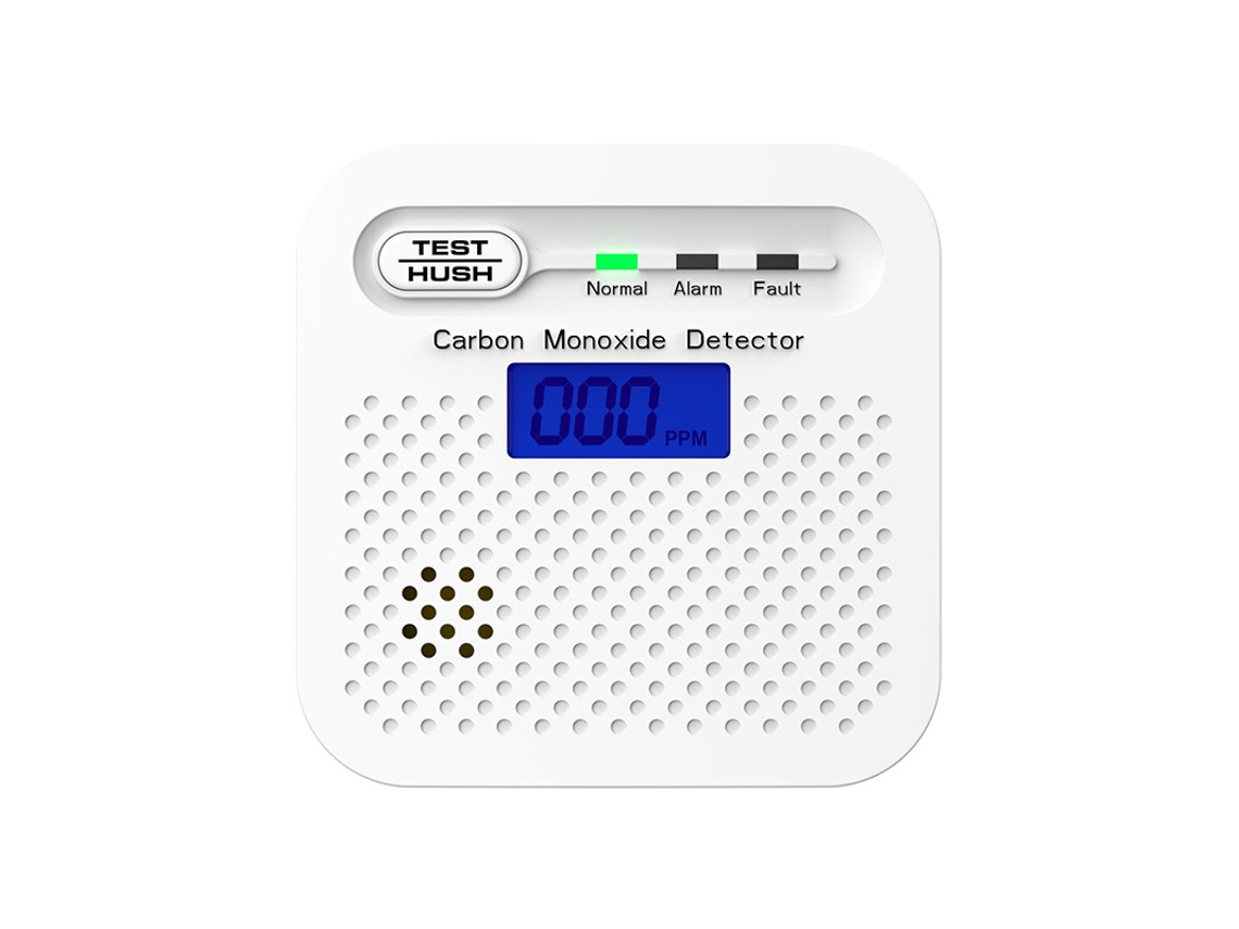 Detector De Monóxido De Carbono Doméstico, Detector De Vazamento De Co Para Aquecedores De Água A Gás Com Alarme Sonoro E Visual.