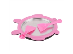 Laxiscreed Máquina De Sorvete Doméstica Mini Para Sorvete Frito, Gelo Picado, Rosa, Grau Alimentar
