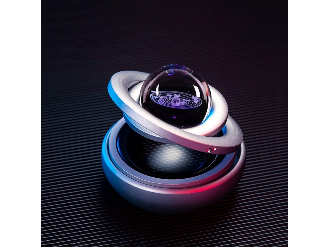 Difusor De Aroma Para Carro Galaxy Car Perfume Pendant, Movido A Energia Solar E Com Rotação, Fragrância Duradoura