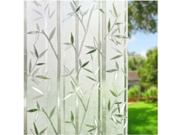 Película Para Janelas, Película Estática Para Janelas, Películas Para Vidro Quarto, Cozinha, Porta E Armário, Bambu(60 X 200 Cm)