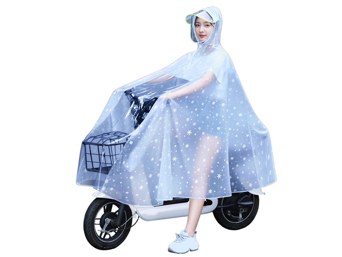 Impermeável Feminino para Ciclismo Bicicleta Elétrica Scooter | S/MARCA