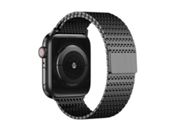 Pulseira De Relógio Elegante Em Malha De Aço Inoxidável, Adequada Para O Apple Watch Super Deluxe, Pulseira De Substituição.