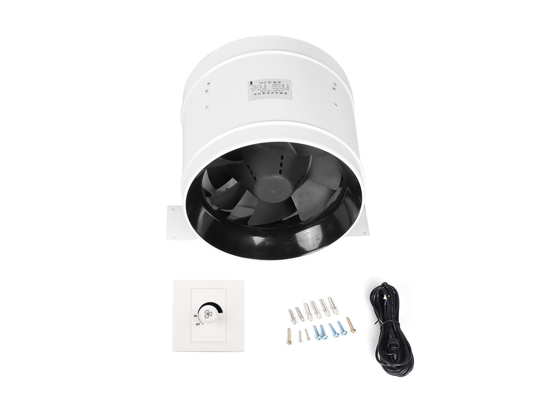 Ventilador de Poeira Triângulo Açougue 10 Polegadas 1065 Cfm Controle Velocidade Ac