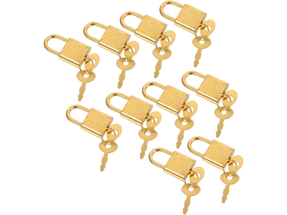 Conjunto de 10 Cadeados Pequenos GOKOCO