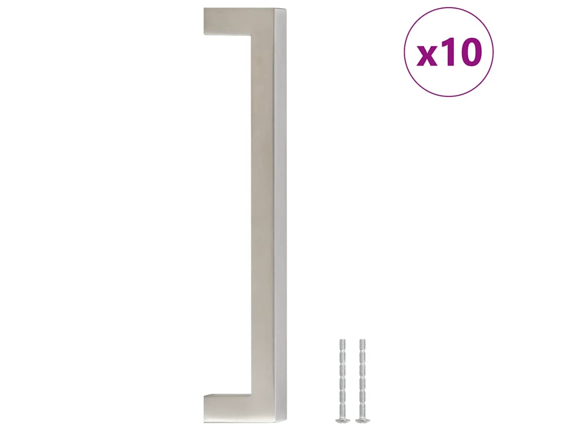 Cabinet Handle, Cabinet Handles Vidaxl Prateado Aço Inoxidável (160 Mm)